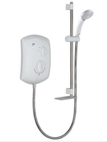 Mira Jump 8.5kW Electric Shower - White/Chrome - SOLD-OUT!! 