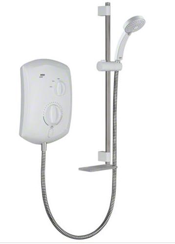 Mira Jump 10.8kW Electric Shower - White/Chrome - SOLD-OUT!! 