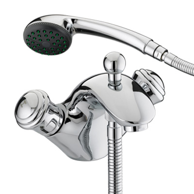 Bristan New Options One Hole Bath Shower Mixer with Ceramic Disc Valves - ON 1HBSM C CD - ON1HBSMCCD - DISCONTINUED 