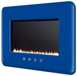 Smeg Dark Blue Retro Flueless Gas Fire - L30FABDB - SOLD-OUT!! 