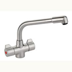 Leisure Sink Aquadisc Monoblock Mixer Tap Champagne - G66982 - DISCONTINUED