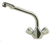 Leisure Sink Aquamix Monobloc Mixer Tap White - G66991