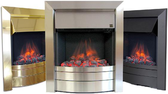 FLAVEL Essence (Electric Fire) - DISCONTINUED - Brushed Brass - 143870BS